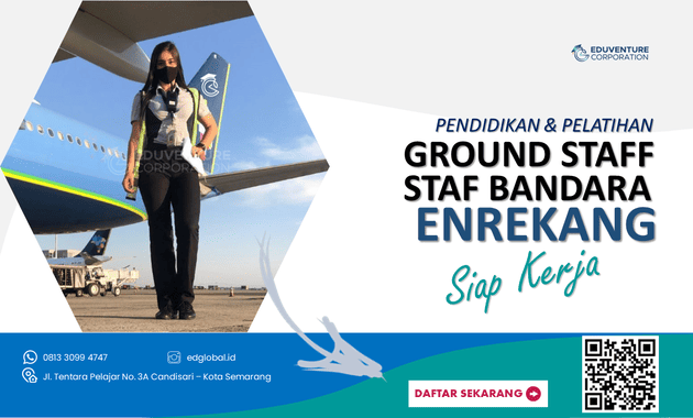 Ground Staff Bandara Airline Sekolah Penerbangan-Enrekang