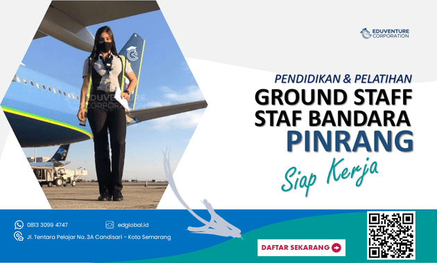 Ground Staff Bandara Airport Sekolah Penerbangan-Pinrang