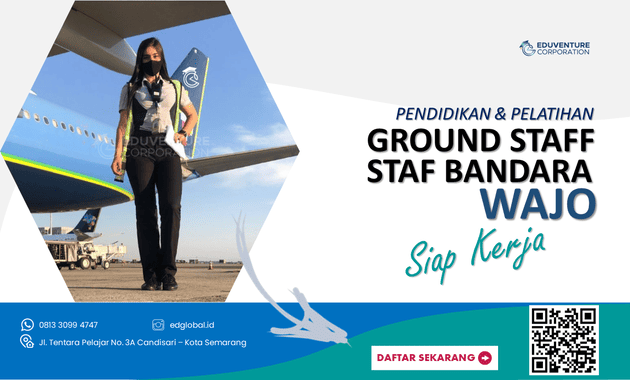 Ground Staff Bandara Airport Sekolah Penerbangan-Wajo