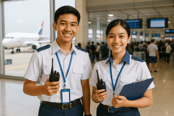 Staf Ground Handling Pesawat Staff Bandara